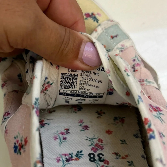 Superga 2750 Flower Pink Floral Mix Print Lace-Up Sneakers - Picture 6 of 6